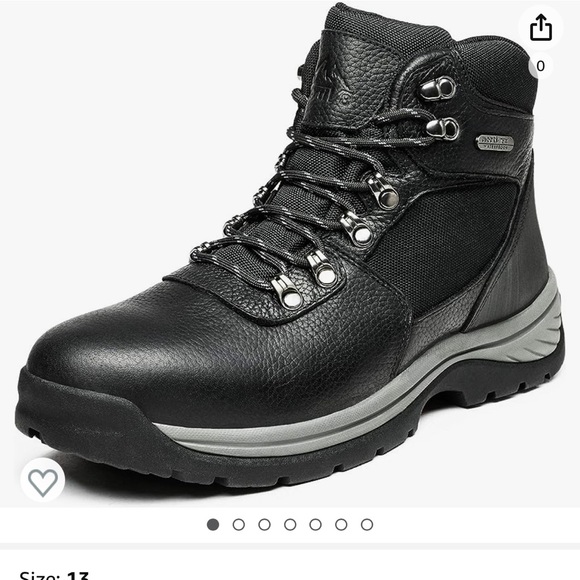 Nortiv Men’s Waterproof Hiking shoes, Size 12 New - Picture 4 of 7